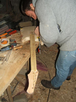 David PINTON - Fabrication de guitares électriques